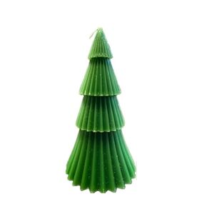 NWT Hallmark Green Christmas Tree Candle